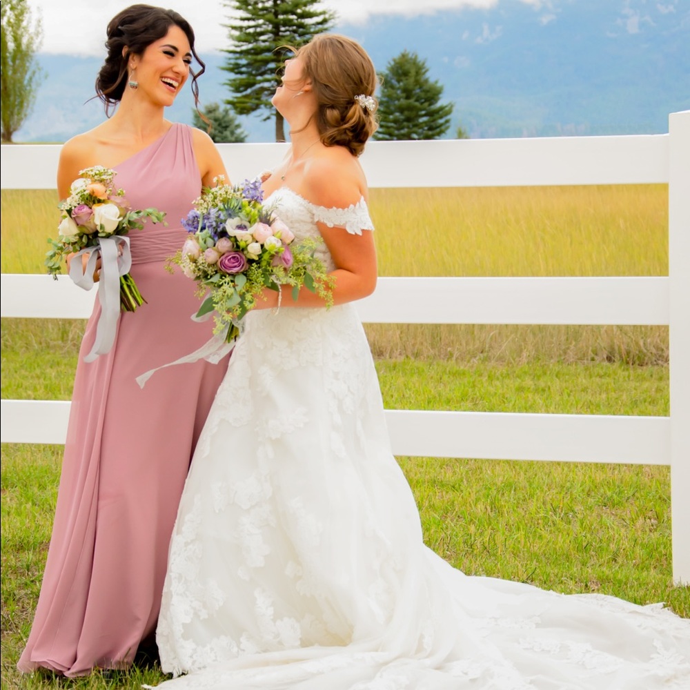 Azazie Vintage Mauve Bridesmaid Dress